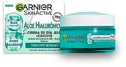 Nawilżający żel do twarzy krem - Garnier Skin Active Hyaluronic Aloe Moisturizing Jelly Day Cream — Zdjęcie N1