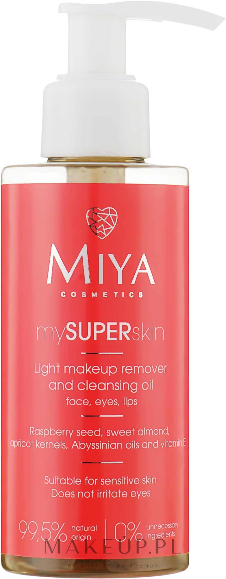 Lekki olejek do demakijażu i oczyszczania twarzy, oczu i ust - Miya Cosmetics mySUPERskin — Zdjęcie 140 ml