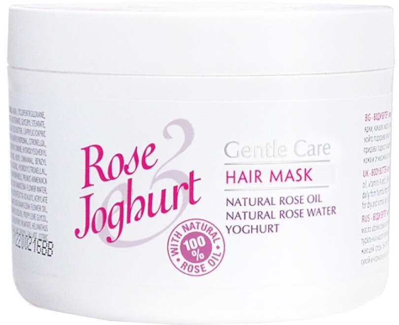 Rewitalizująca maska do włosów Róża i jogurt - Bulgarian Rose Rose & Joghurt Mask — Zdjęcie N1