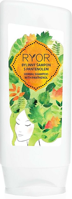 Ziołowy szampon z pantenolem do włosów - Ryor Herbal Shampoo With Panthenol — Zdjęcie N1