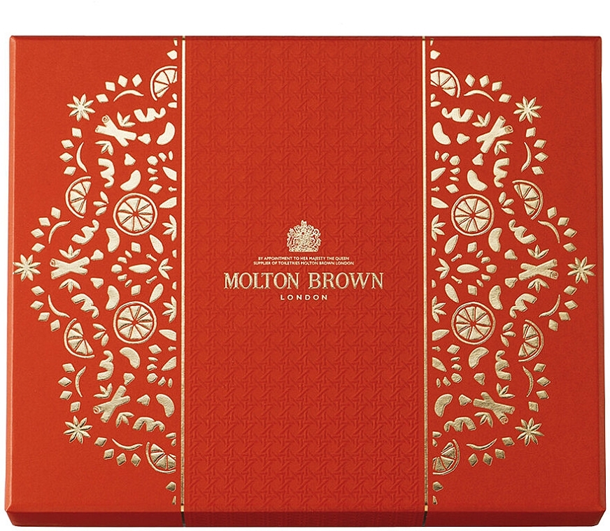 Molton Brown Delicious Rhubarb & Rose Hand Care Gift Set - Zestaw (h/soap/100 ml + h/cr/40 ml + h/lot/100 ml) — Zdjęcie N2