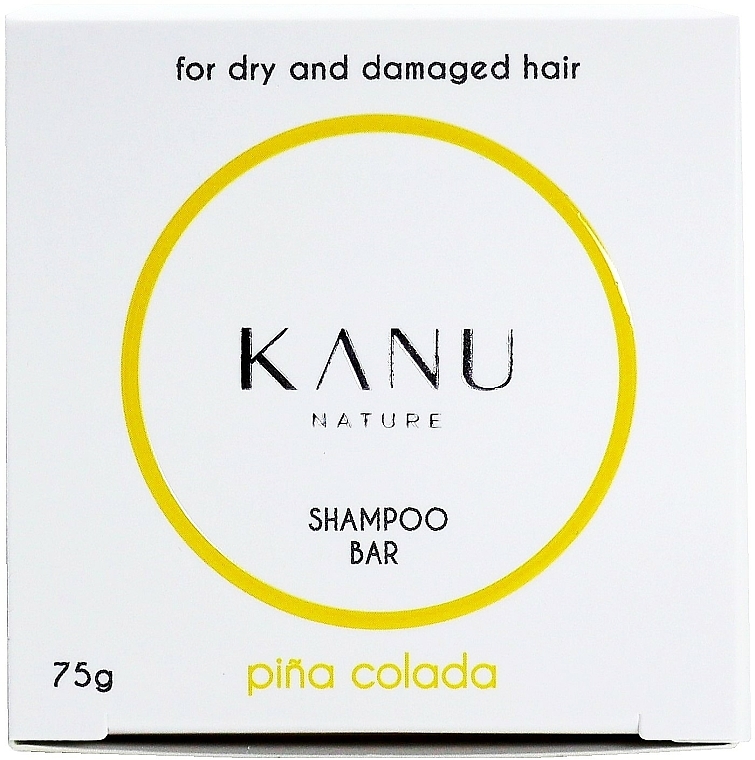 Szampon do włosów suchych i zniszczonych - Kanu Nature Shampoo Bar Pina Colada For Dry And Damaged Hair — Zdjęcie N2