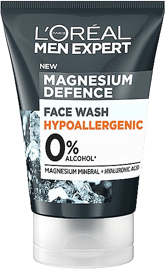 Żel do mycia twarzy - L'Oreal Men Expert Magnesium Defence Face Wash — Zdjęcie N1