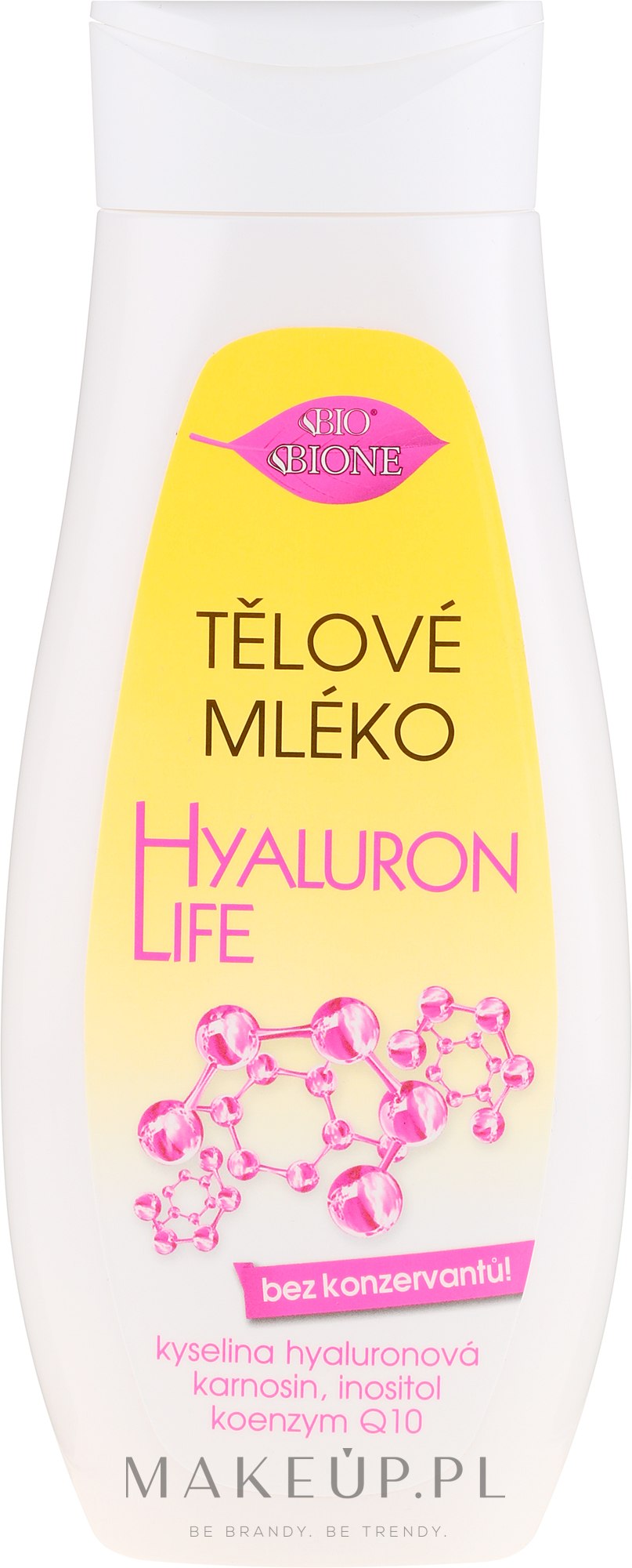 Mleczko do ciała z kwasem hialuronowym - Bione Cosmetics Hyaluron Life Body Milk With Hyaluronic Acid — Zdjęcie 300 ml