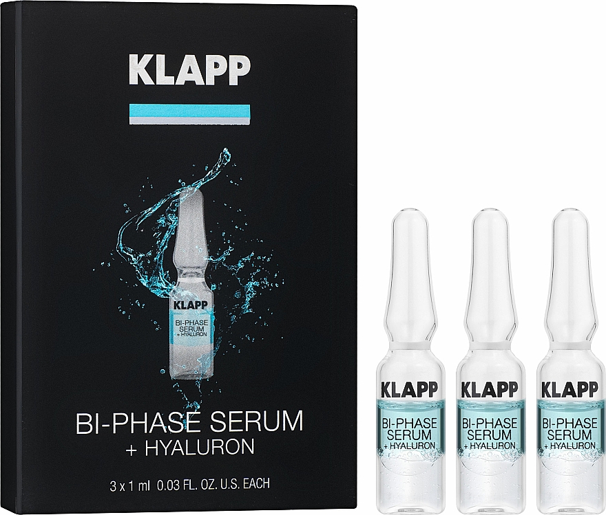 Dwufazowe serum hialuronowe - Klapp Bi-Phase Serum Hyaluron — Zdjęcie N2