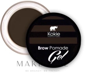 Konturówka do brwi - Kokie Professional Eyebrow Pomade Gel — Zdjęcie Dark Brunette