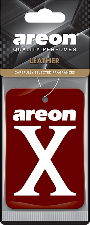 Odświeżacz powietrza - Areon X Quality Perfumes Leather — Zdjęcie N1