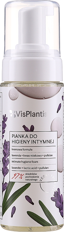 Pianka do higieny intymnej Lawenda i kwas mlekowy - Vis Plantis Intimate Hygiene Foam — Zdjęcie N3