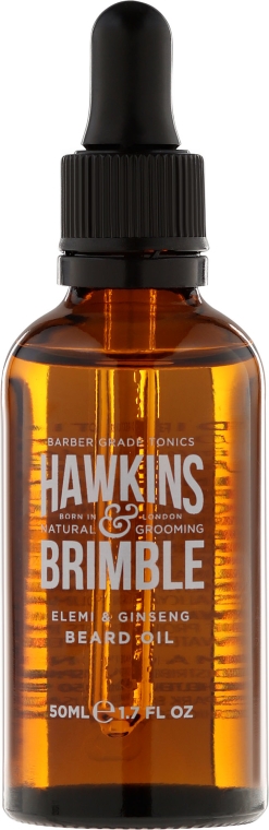 Olejek do brody Elemi i żeń-szeń - Hawkins & Brimble Elemi & Ginseng Beard Oil — Zdjęcie N2
