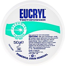 Wybielający puder do zębów - Eucryl Toothpowder Freshmint — фото N2