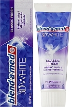 Wybielająca pasta do zębów z efektem 3D - Blend-a-med 3D White Toothpaste — Zdjęcie N2