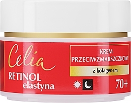 Krem przeciwzmarszczkowy z retinolem 70+ - Celia Retinol 70+ Anti-Wrinkle Day & Night Cream — Zdjęcie N2