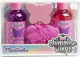 Zestaw pod prysznic, 4 produkty - Martinelia Shimmer Wings Bath Set — Zdjęcie N1
