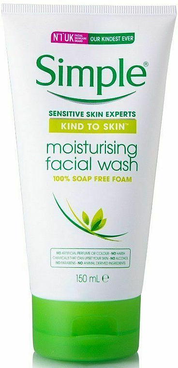 Nawilżający żel myjący do twarzy - Simple Kind to Skin Moisturising Facial Wash — Zdjęcie N1