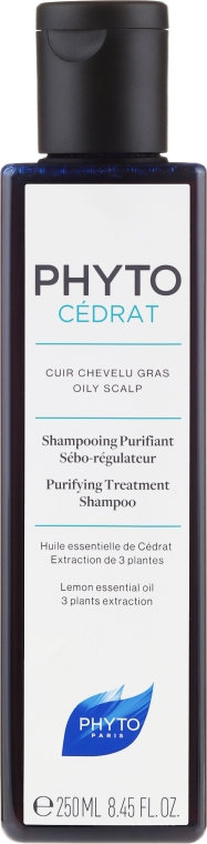 Oczyszczający szampon do włosów - Phyto Cédrat Purifying Treatment Shampoo — Zdjęcie N1