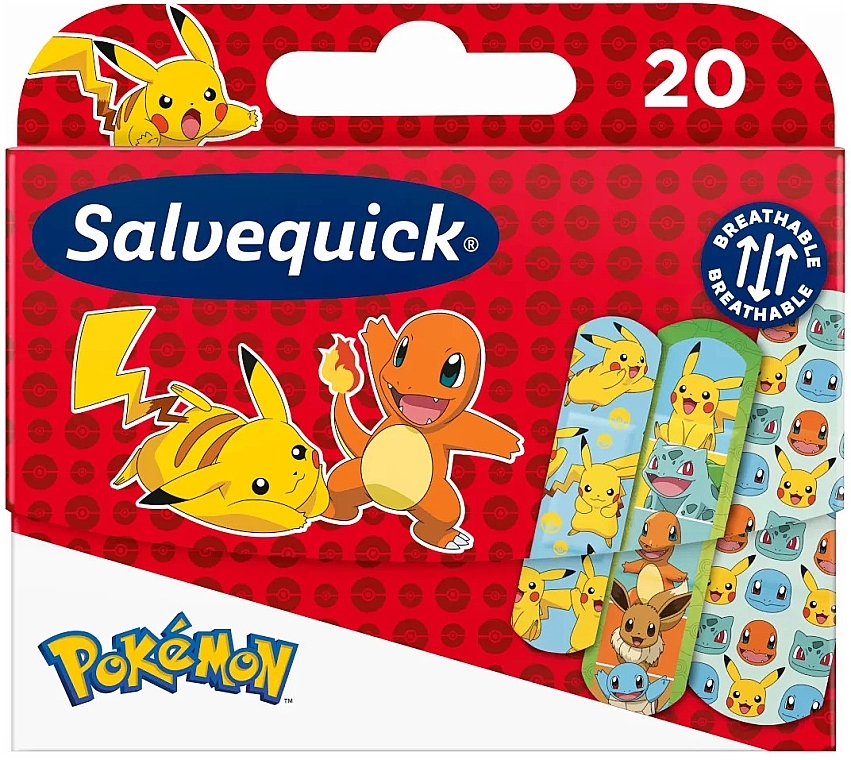 Plastry dla dzieci - Salvequick Pokemon — Zdjęcie N1
