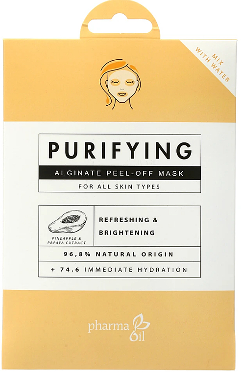Oczyszczająca maseczka alginatowa do twarzy - Pharma Oil Purifying Alginate Mask — Zdjęcie N1