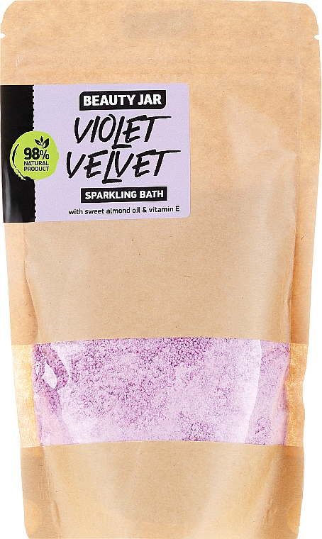 Puder do kąpieli Fioletowy aksamit - Beauty Jar Sparkling Bath Violet Velvet