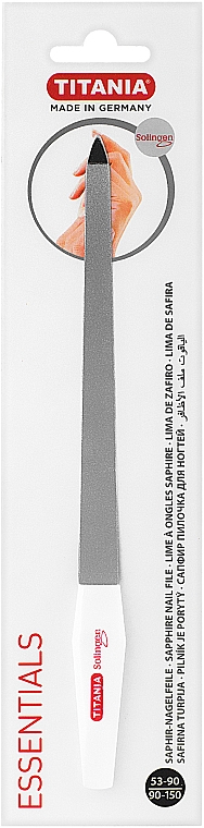 Pilnik do paznokci z szafirową powłoką rozmiar 8 - Titania Soligen Saphire Nail File — Zdjęcie N3