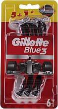 Maszynki do golenia, 5+1 szt. - Gillette Blue III Red and White — Zdjęcie N1