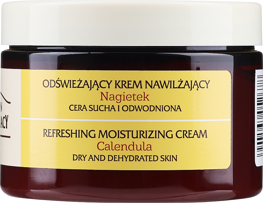 Odświeżający krem nawilżający Nagietek - Green Pharmacy Face Care Refreshing Moisturizing Cream Calendula — Zdjęcie N2