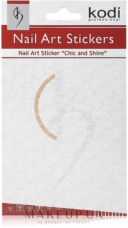 Naklejki do zdobienia paznokci - Kodi Professional Nail Art Stickers SP009 — Zdjęcie N1