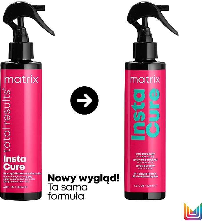 Spray zapobiegający łamliwości włosów - Matrix Total Results Instacure Spray — Zdjęcie N2