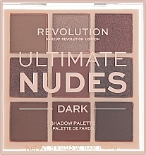 Paletka cieni do powiek - Makeup Revolution Ultimate Nudes Eyeshadow Palette — Zdjęcie N2