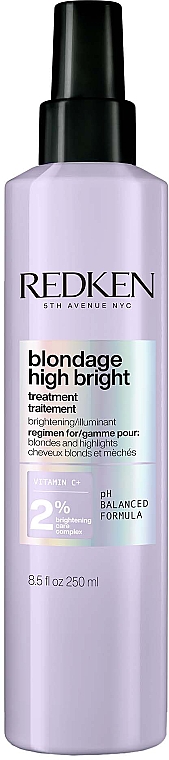 Spray chroniący kolor do włosów farbowanych - Redken Blondage High Bright Pre-Treatment — Zdjęcie N1