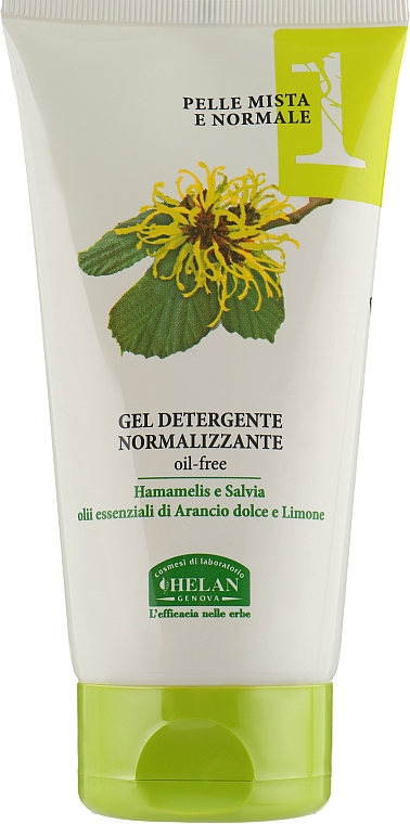 Żel do demakijażu twarzy - Helan Linea Viso 1 Normaling Cleasing Gel — Zdjęcie N1