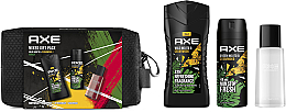 Kup Zestaw - Axe Wild Green Mojito & Cedarwood (deo/150ml + sh/gel/250ml + after/sh/100 ml + bag)