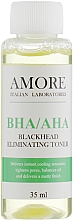 Kup Skoncentrowany tonik z kwasami przeciw zaskórnikom i niedoskonałościom - Amore Bha/Aha Blackhead Eliminating Toner