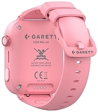 Inteligentny zegarek dziecięcy, różowy - Garett Smartwatch Kids Rel 4G — Zdjęcie N4