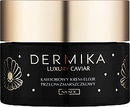 Kup Przeciwzmarszczkowy krem-eliksir do twarzy na noc - Dermika Luxury Caviar Cream Elixir