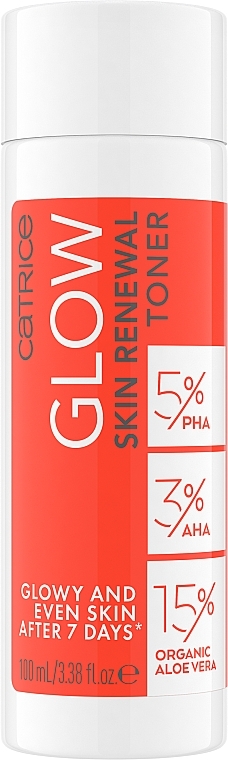 Tonik do twarzy z efektem peelingu - Catrice Glow Skin Renewal Toner — Zdjęcie N1