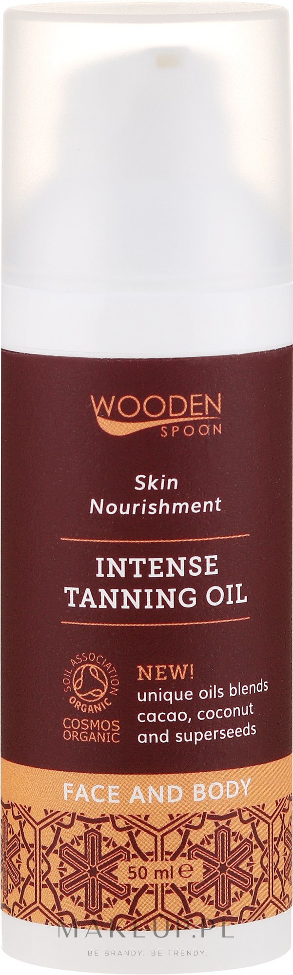 Intensywny olejek do opalania do twarzy i ciała - Wooden Spoon Intense Tanning Oil — фото 55 ml