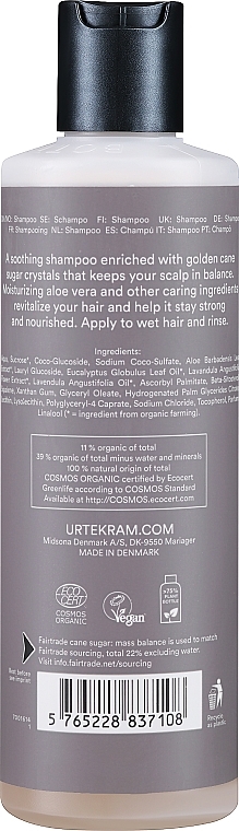 PRZECENA! Organiczny szampon z brązowym cukrem do suchej skóry głowy - Urtekram Brown Sugar Shampoo Dry Scalp * — Zdjęcie N2