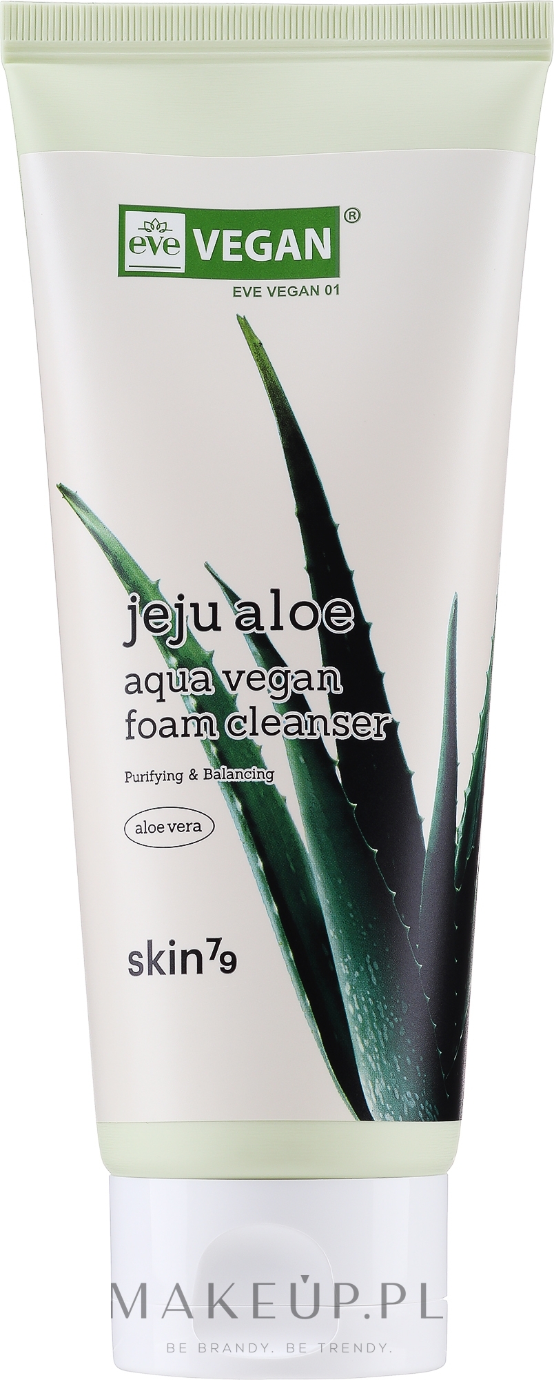 Odświeżająca pianka oczyszczająca do twarzy z aloesem - Skin79 Jeju Aloe Foam Cleanser — Zdjęcie 150 ml