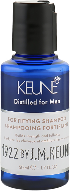 Ujędrniający szampon dla mężczyzn - Keune 1922 Fortifying Shampoo Distilled For Men Travel Size — Zdjęcie N1