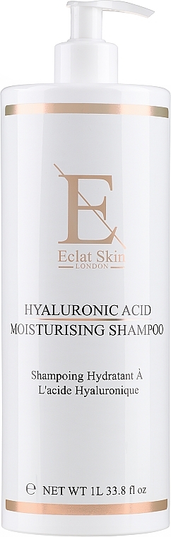 Nawilżający szampon do włosów - Eclat Skin London Hyaluronic Acid Moisturising Shampoo — Zdjęcie N1