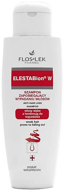 Prostujący szampon termoochronny do włosów - Floslek Elestabion Anti Hair Loss Shampoo — Zdjęcie N1