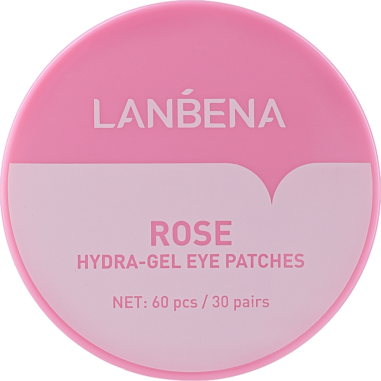 Hydrożelowe płatki pod oczy z ekstraktem z róży - Lanbena Rose Hydra-Gel Eye Patch — Zdjęcie N2
