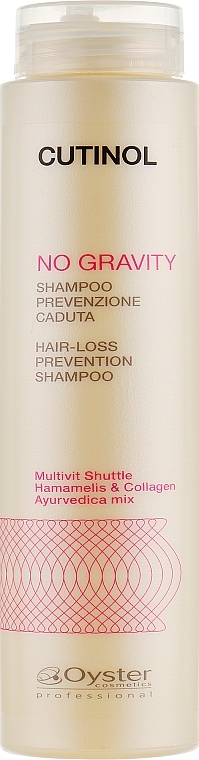 WYPRZEDAŻ Szampon przeciw wypadaniu włosów z kompleksem nanomolekularnym - Oyster Cosmetics Cutinol No Gravity Anti-Hair Loss Shampoo * — Zdjęcie N1