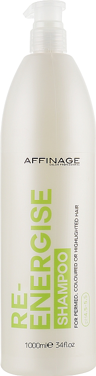 Regenerujący szampon do włosów zniszczonych - Affinage Salon Professional Re-Energise Shampoo — Zdjęcie N3
