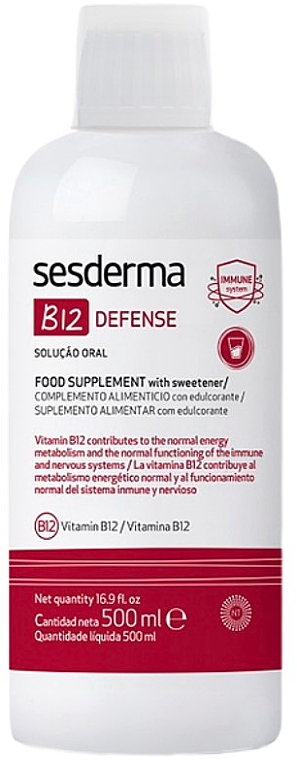 Suplement diety - SesDerma Laboratories B12 Defense — Zdjęcie N1