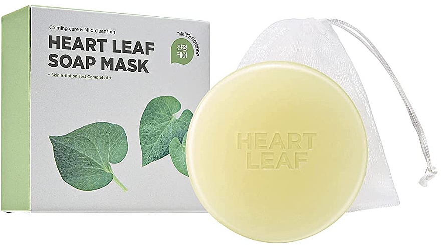 Hipoalergiczna oczyszczająca mydło-maska do twarzy - SKIN1004 Zombie Beauty Heart Leaf Soap Mask — Zdjęcie N3