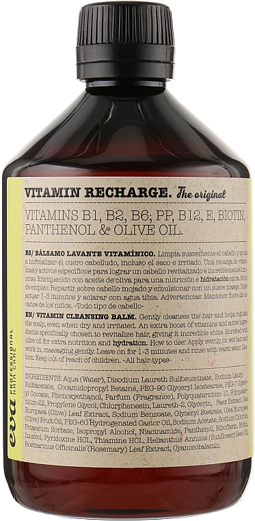 Szampon witaminowy - Eva Professional Vitamin Recharge Cleansing Balm Original — Zdjęcie N3