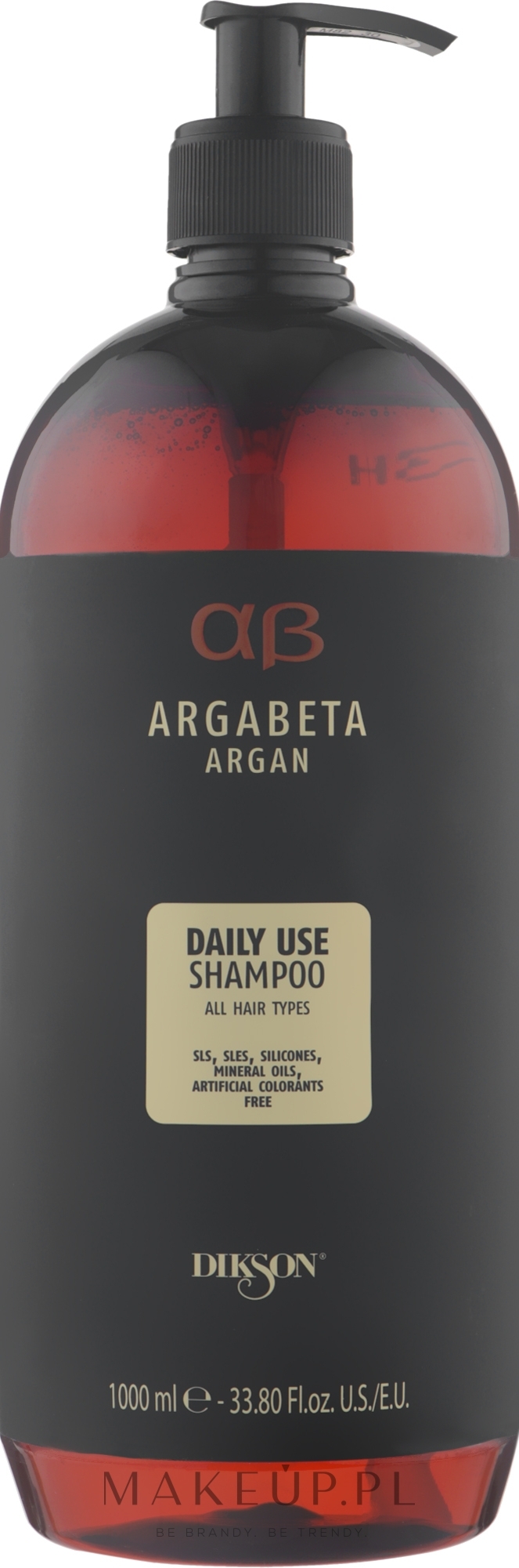 Arganowy szampon do wszystkich rodzajów włosów do codziennego stosowania - Dikson Argabeta Argan Daily Use Shampoo — Zdjęcie 1000 ml