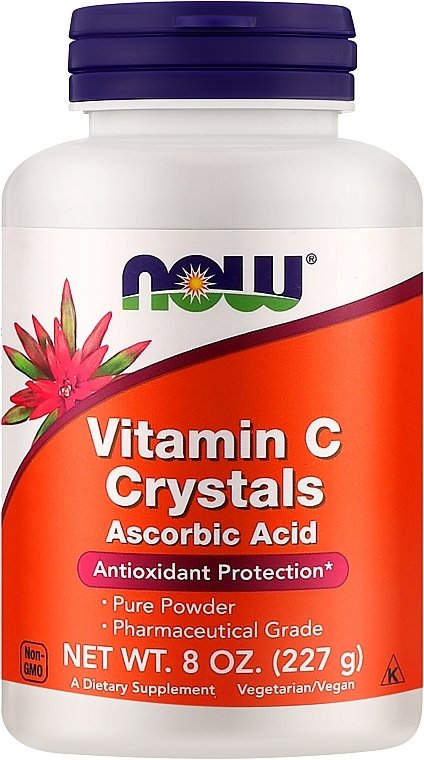 WItamina C w kryształkach - Now Foods Vitamin C Crystals — Zdjęcie N1