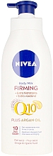 Mleczko do ciała - Nivea Q10+ Argan Oil Firming Body Milk — Zdjęcie N1